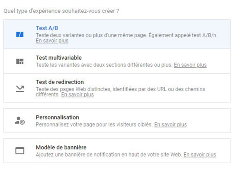 L’AB Test Avec Google Optimize